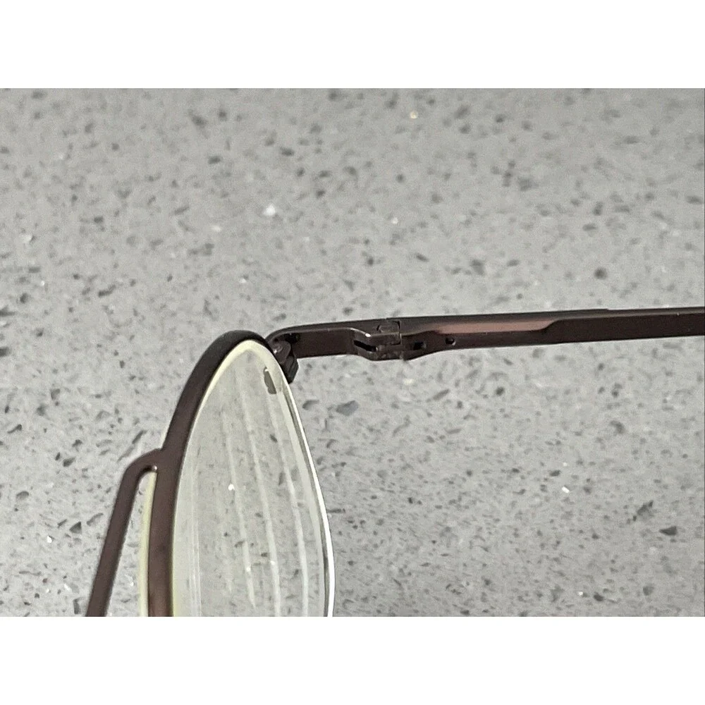 MODERN OPTICAL KEVIN Brown METAL AVIATOR STYLE EYEGLASSES 56-18-140 FRAMES ONLY